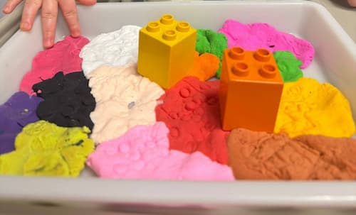 LEGO DUPLO Playdough Activity: Easy Fine Motor & Sensory Play for Toddlers