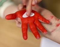 Easy Heart Handprint Craft for Toddlers