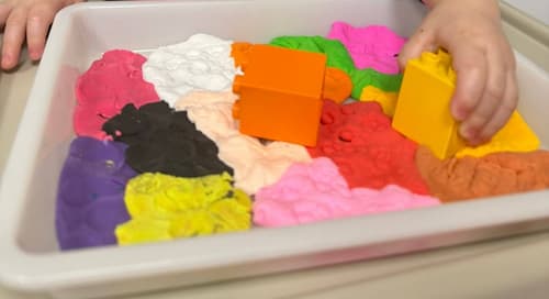 LEGO DUPLO Playdough Activity: Easy Fine Motor & Sensory Play for Toddlers