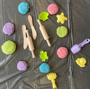 Simple Playdough Activity for Toddlers