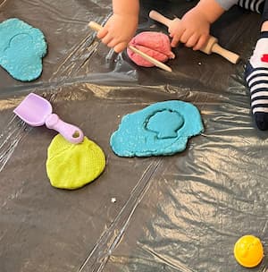 Simple Playdough Activity for Toddlers