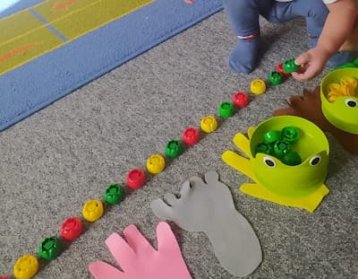 color activities for toddlers at home