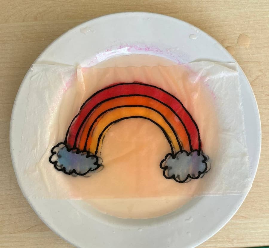 Easy Rainbow Science Experiment for Kids