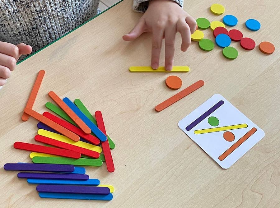 Preschool Pattern Activities: Fun Craft Stick Matching Game for Kids