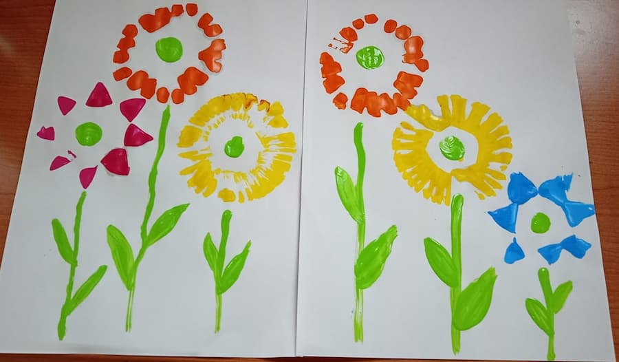 Easy toddler painting activity