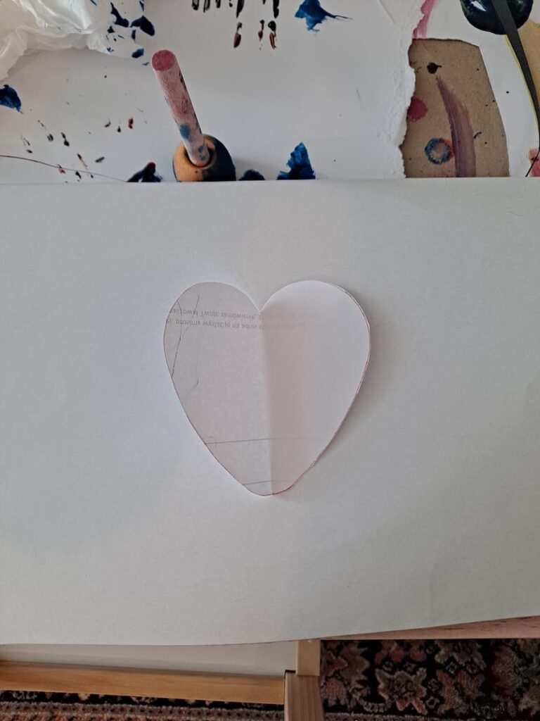 Heart Sponge Painting Activity for Toddlers (Easy Process Art)