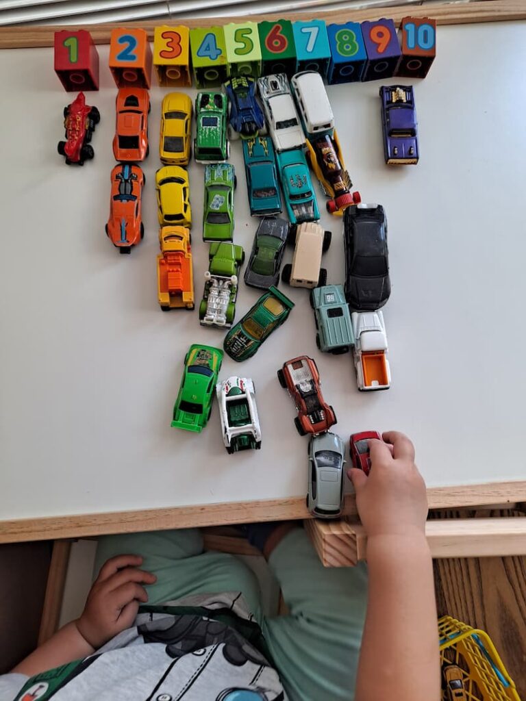  Toddler Car Counting Activity 