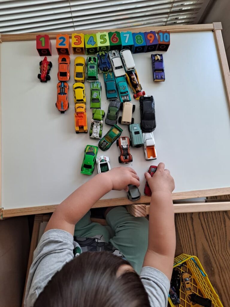 Toddler Car Counting Activity