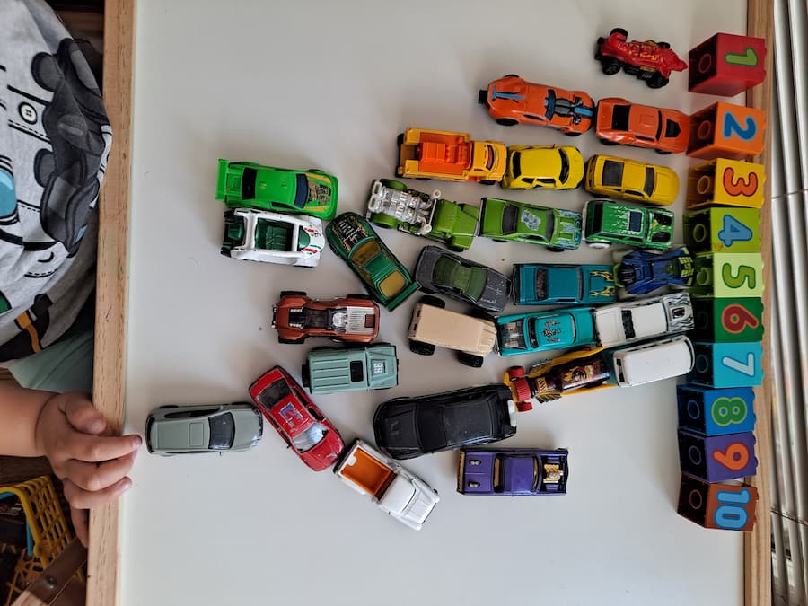  Toddler Car Counting Activity 