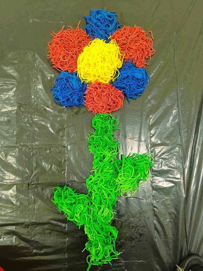 Colored Spaghetti Noodles Sensory Play: A Fun Toddler Activity That Turned Into Pretend Cooking Play
