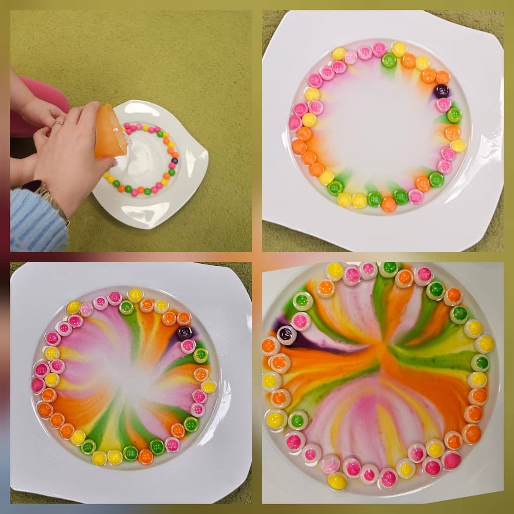 Magic Candy Rainbow Experiment
