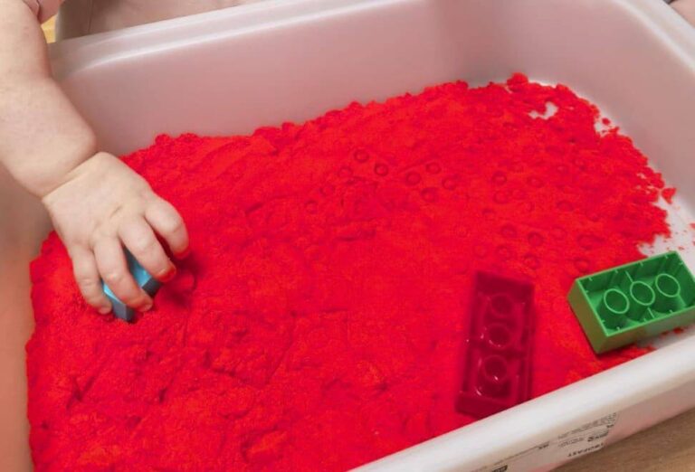 Taste safe kinetic sand